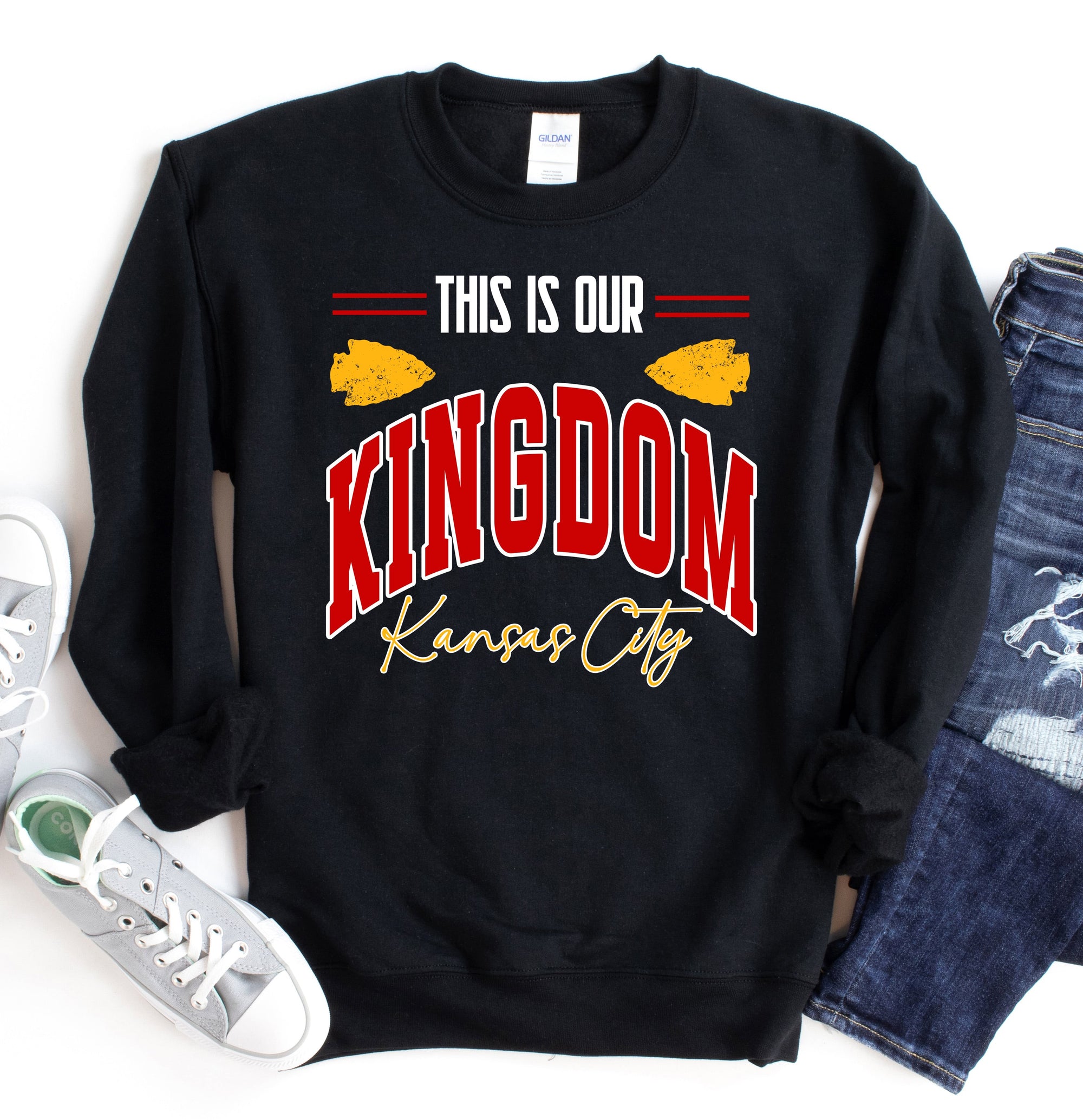 This Is Our Kingdom Kansas City Black Sweatshirt