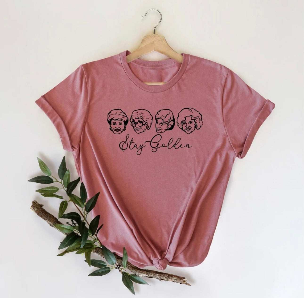 Stay Golden Mauve Tee