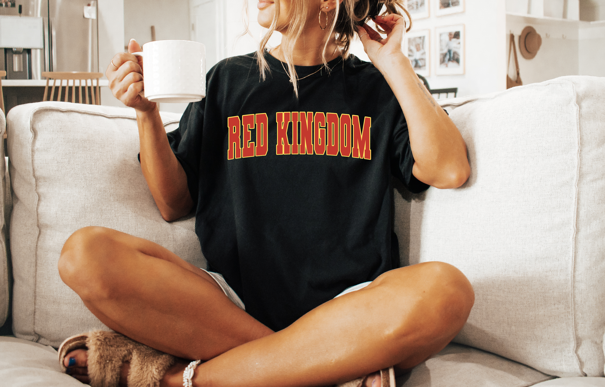 **HALFTIME DEAL** Red Kingdom Black Tee