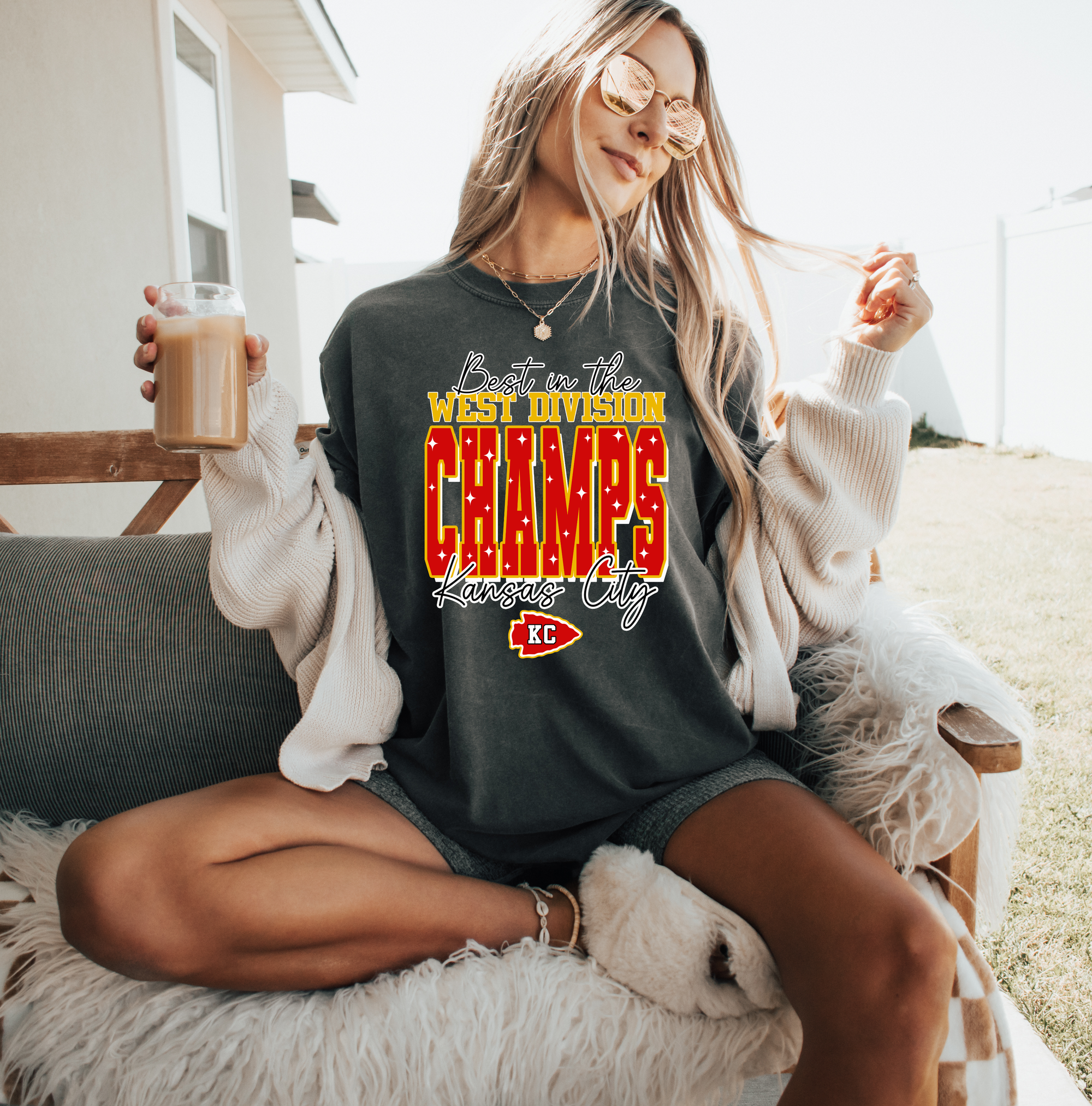 West Division Champs Stars KC Pepper Tee