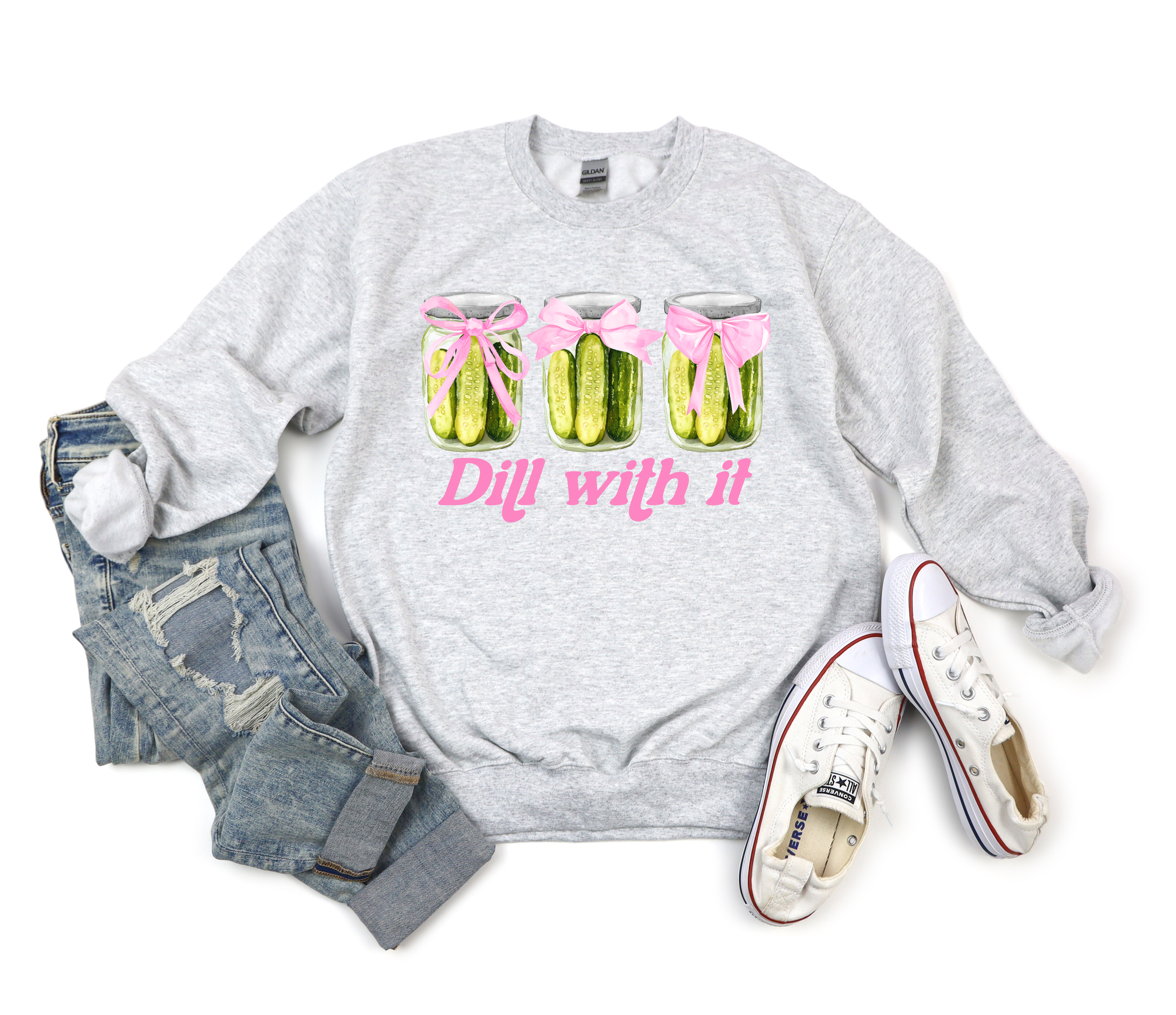 **DEAL OF THE DAY** Dill With It Ash Sweatshirt