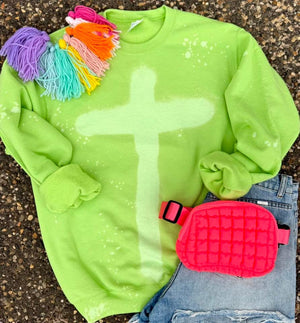 **PREORDER** Graffiti Heart Cross Sweatshirts