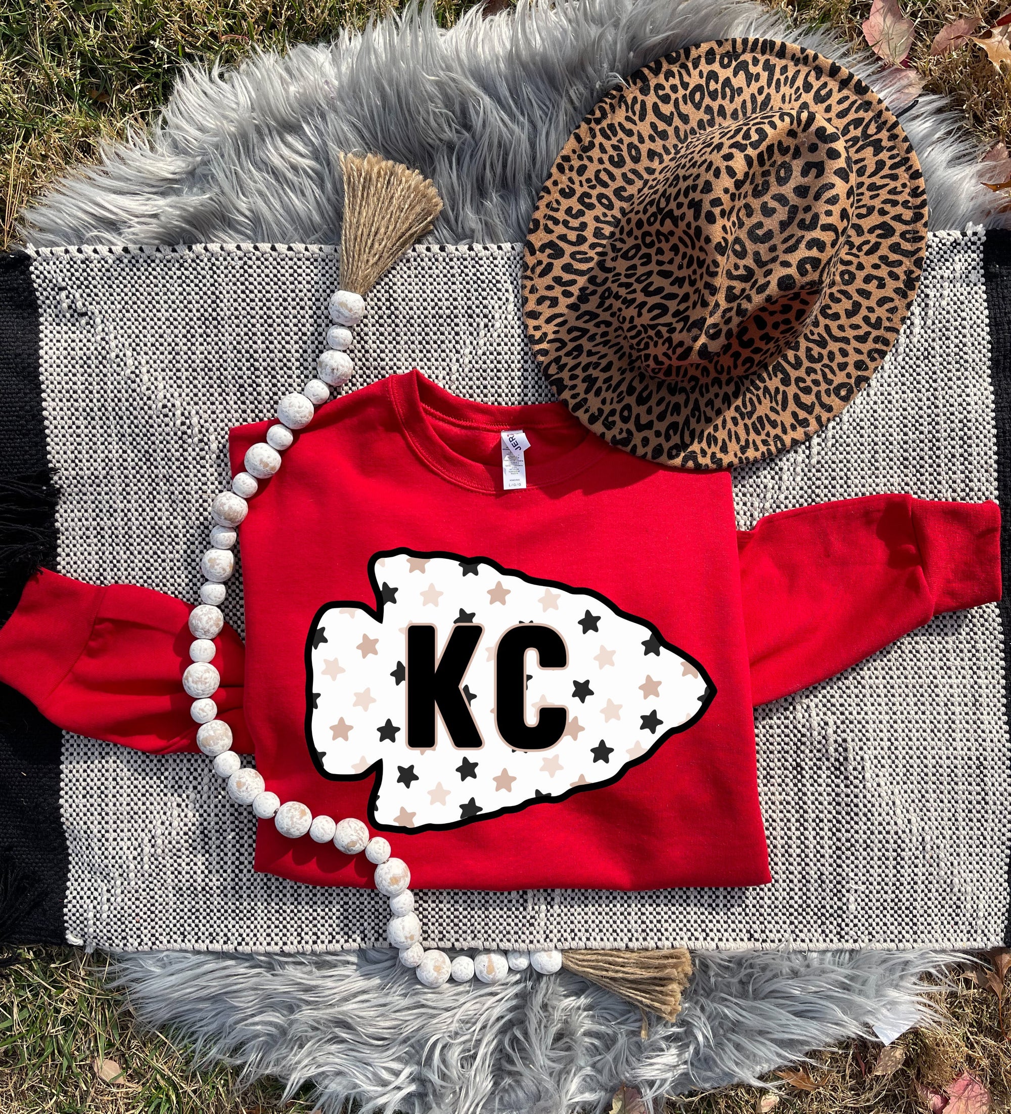 Neutral Star KC Arrowhead Red Sweatshirt