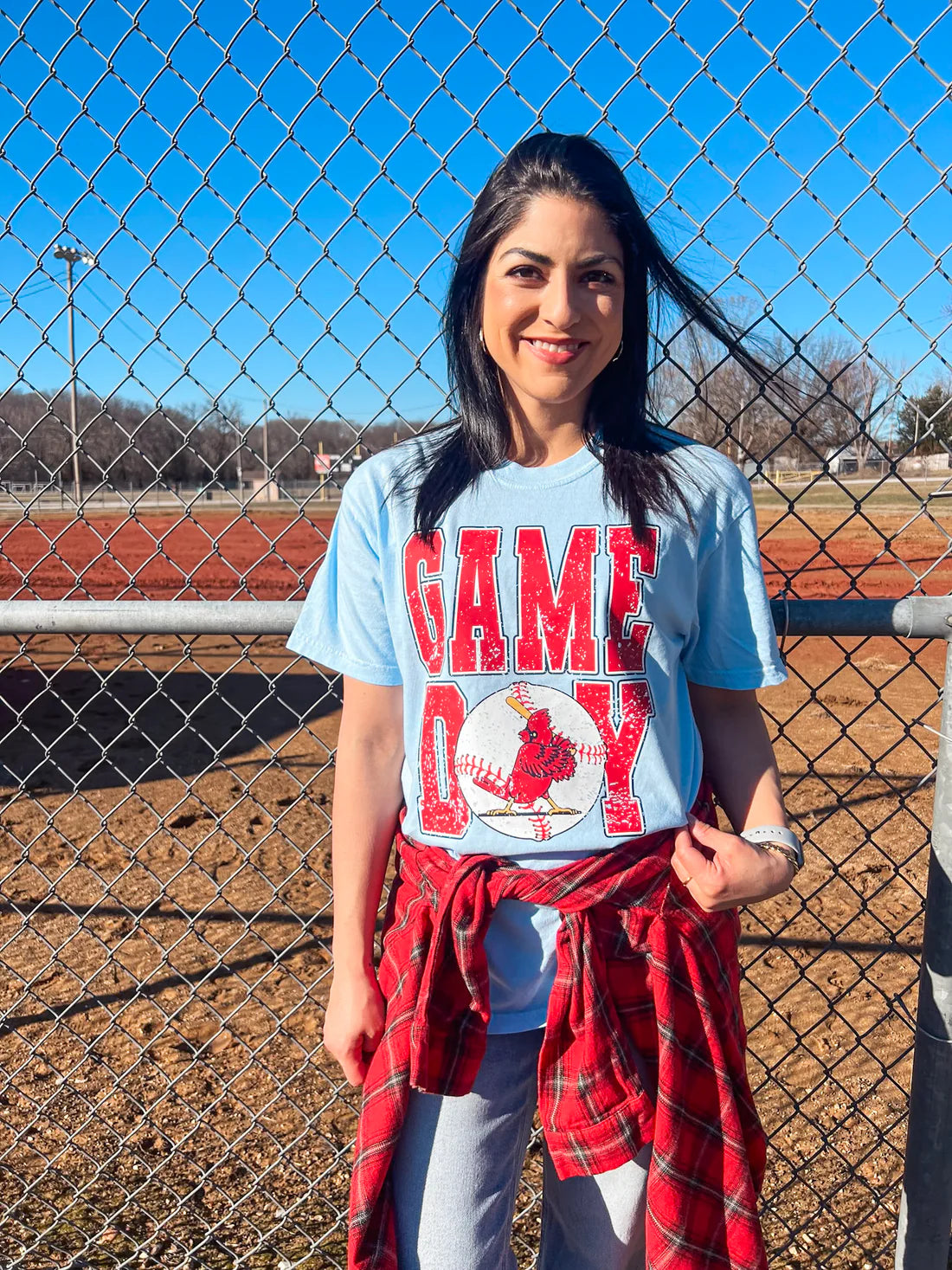 **PREORDER* Cardinals Game Day Chambray Tee