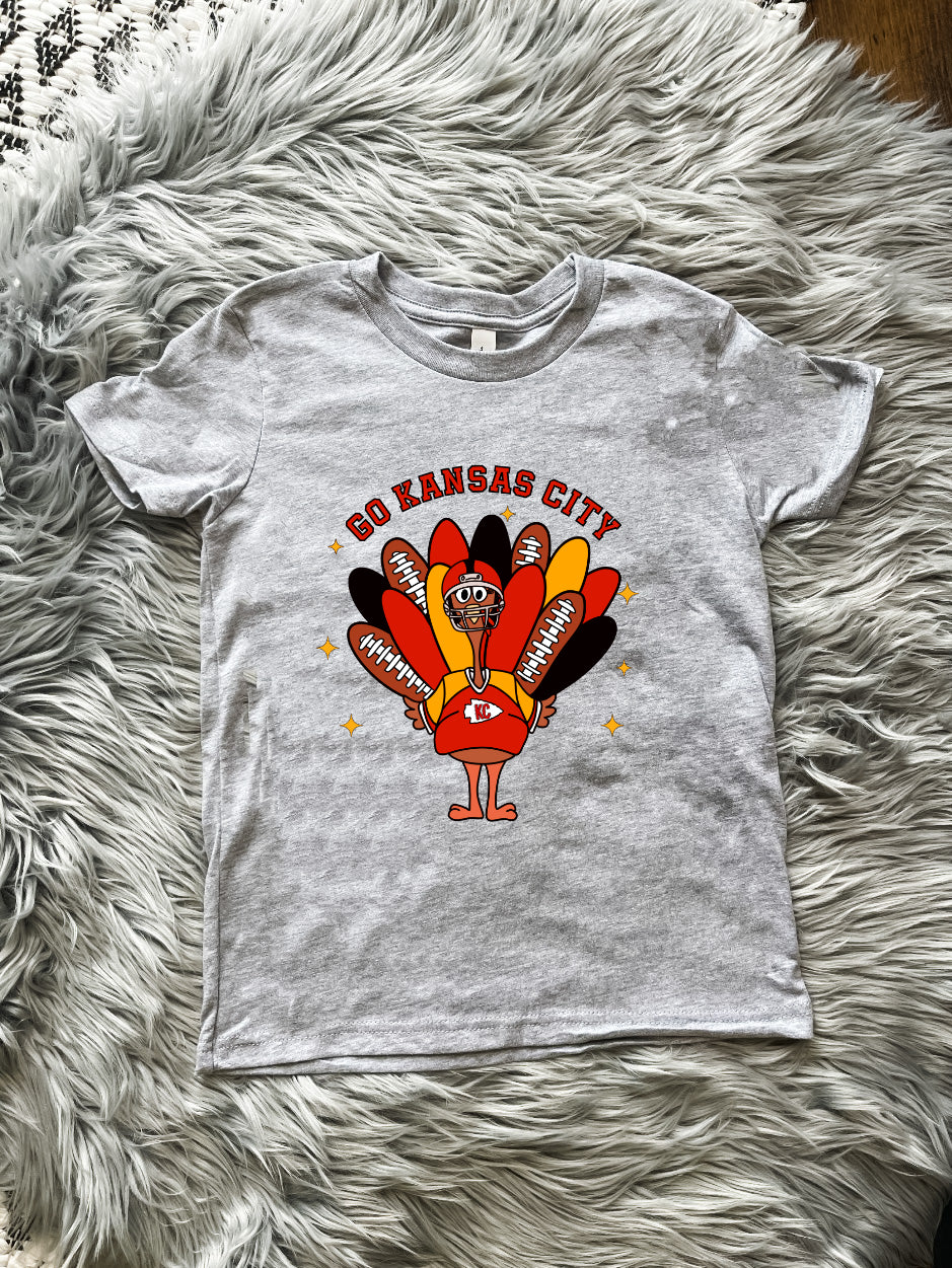 KC Turkey Heather Grey Tee