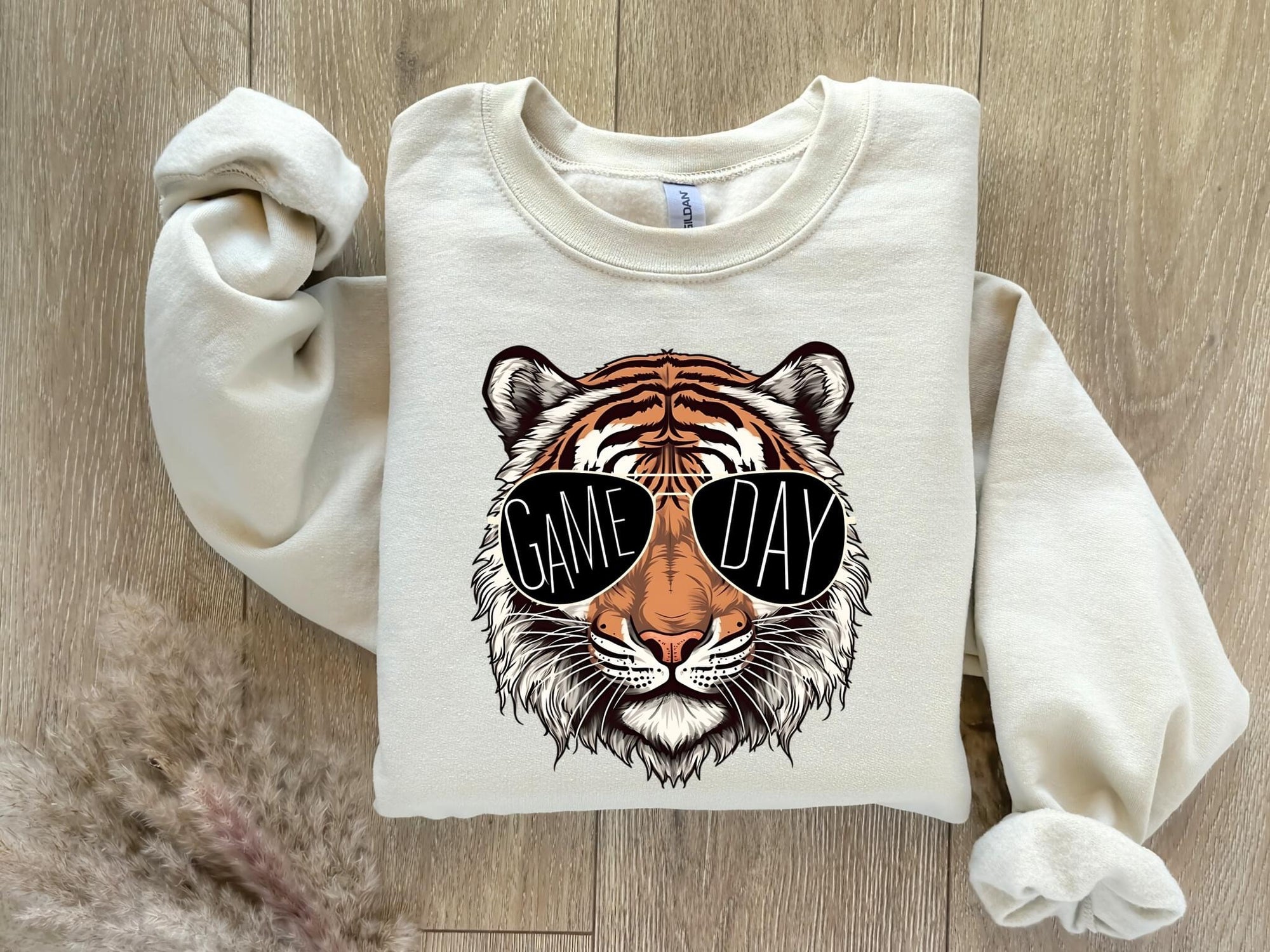 Game Day Tiger Sand Sweatshirt