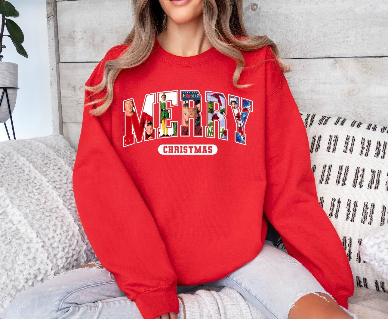 Best of Christmas Movies Red Sweatshirt