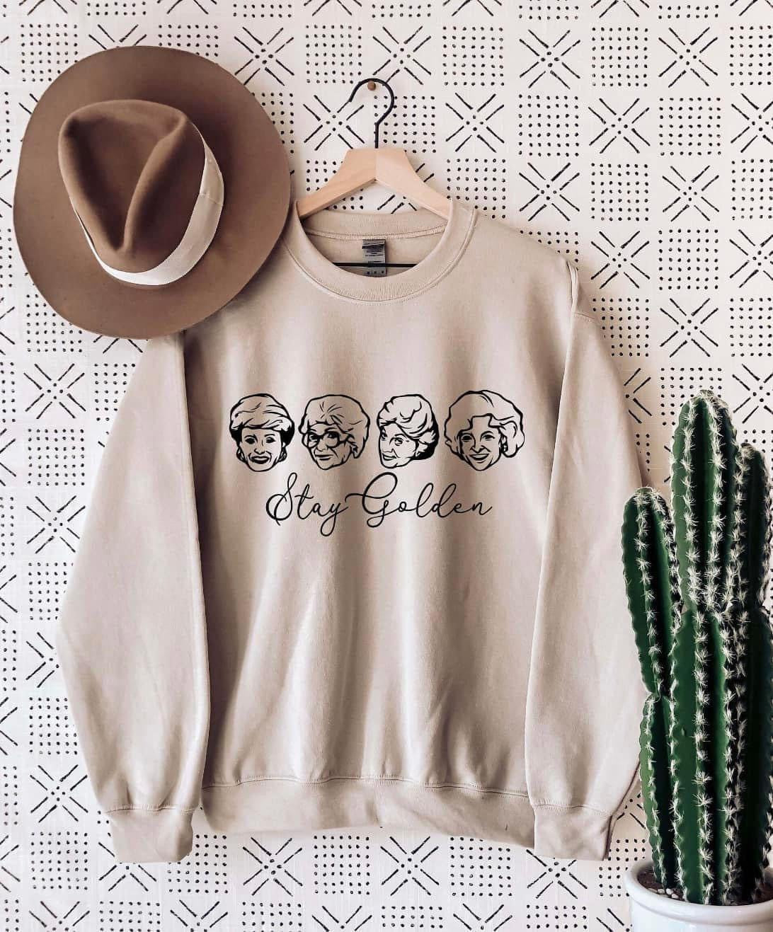 Stay Golden Sand Sweatshirt