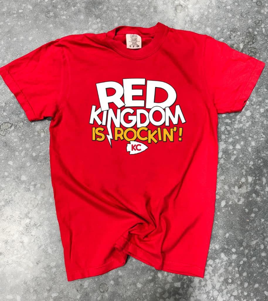 Red Kingdom Is Rockin Red Tee