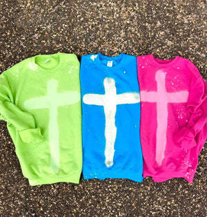 **PREORDER** Graffiti Heart Cross Sweatshirts