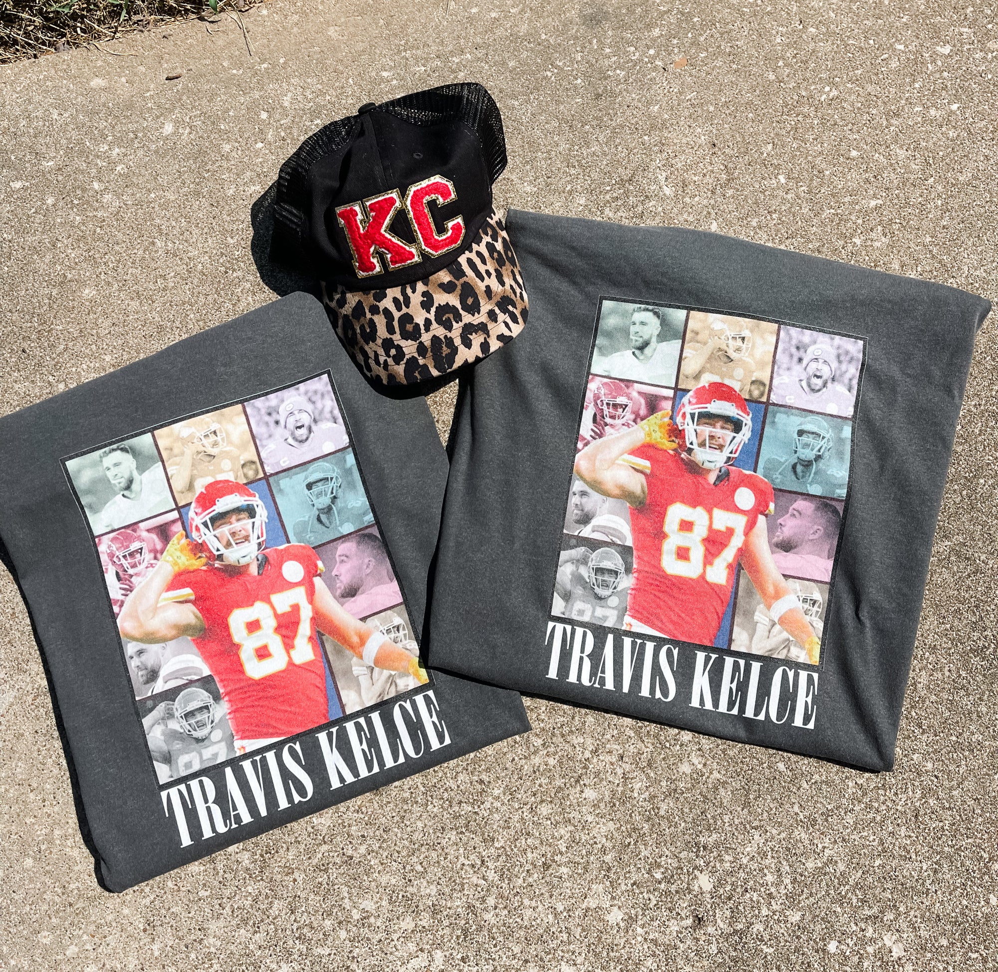 HALFTIME DEAL** Football KC Kansas City Red Tee - Olive Street Boutique