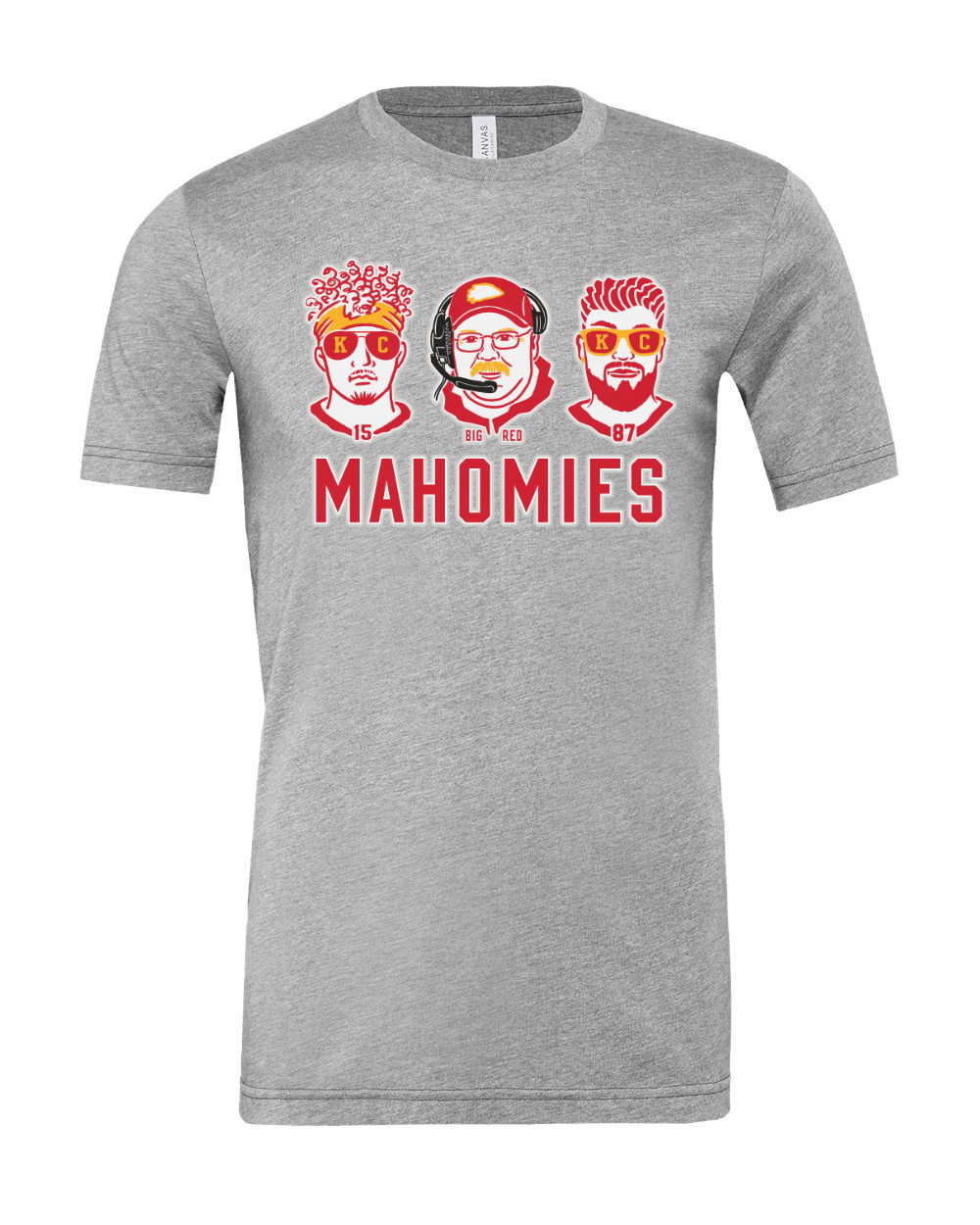 Mahomies Emojis Heather Grey Tee