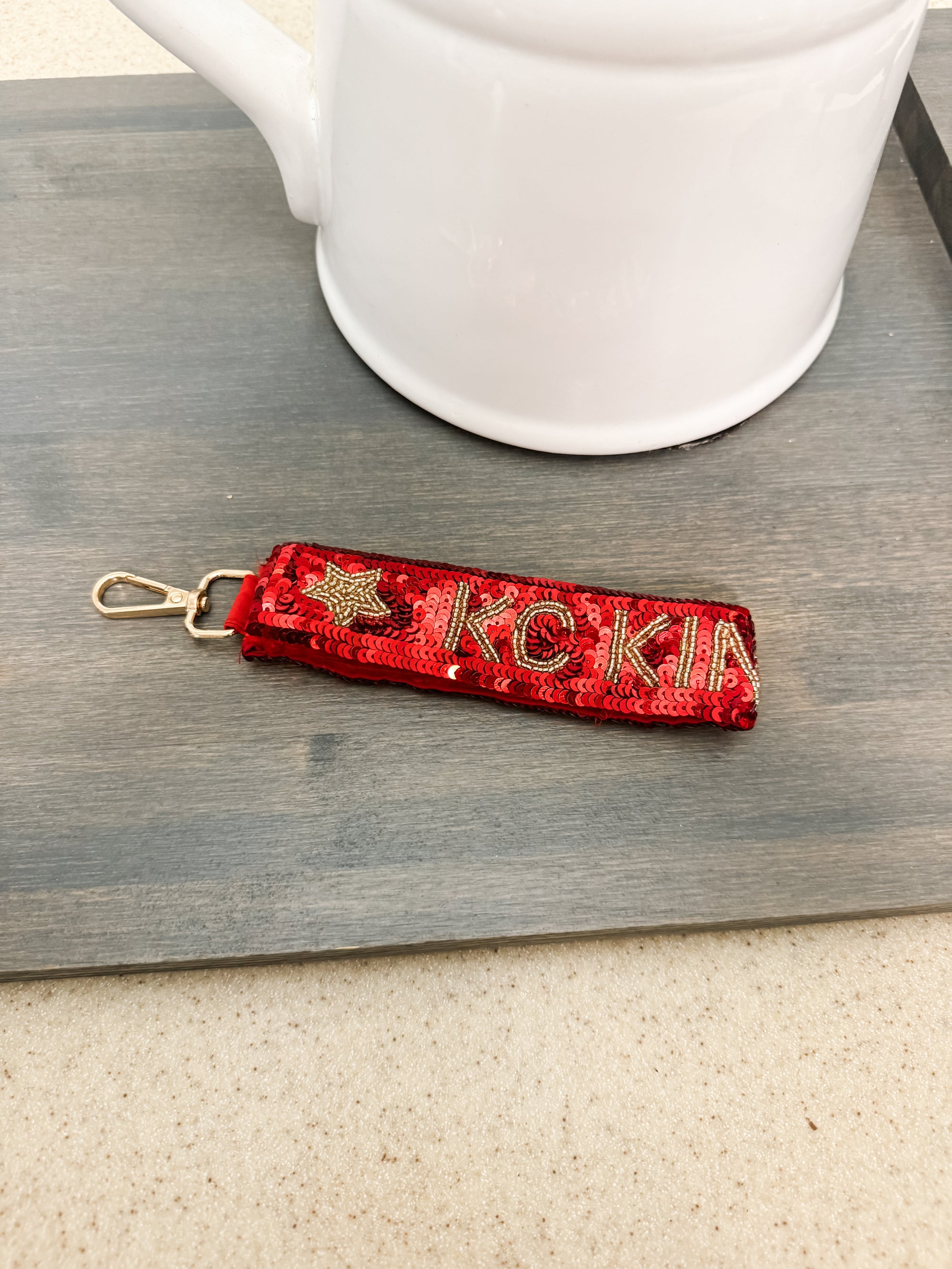 KC Kingdom Sequins Keychain