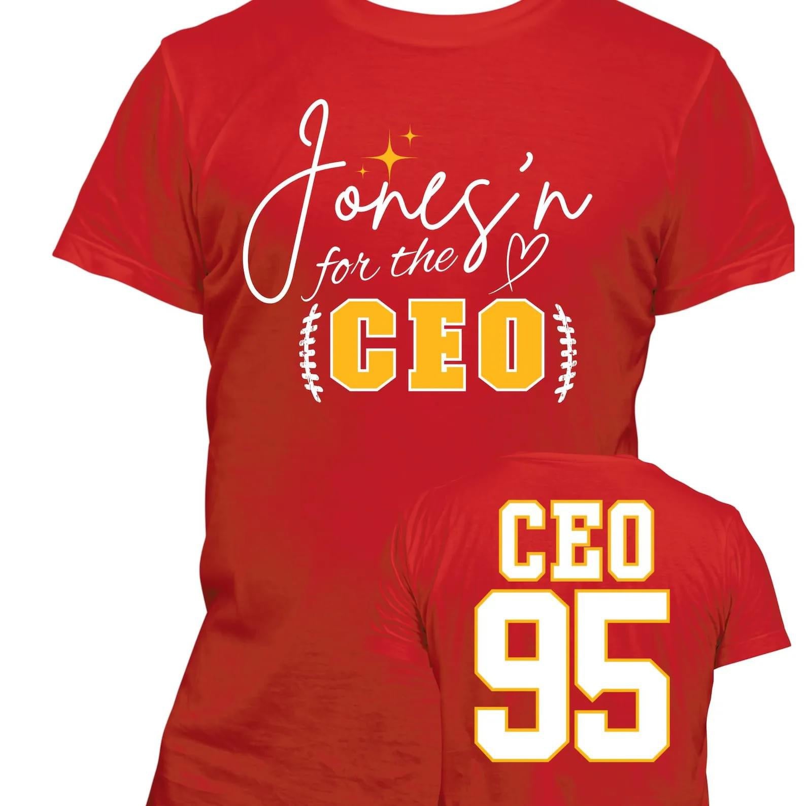 Jones'n For The CEO Red Tee