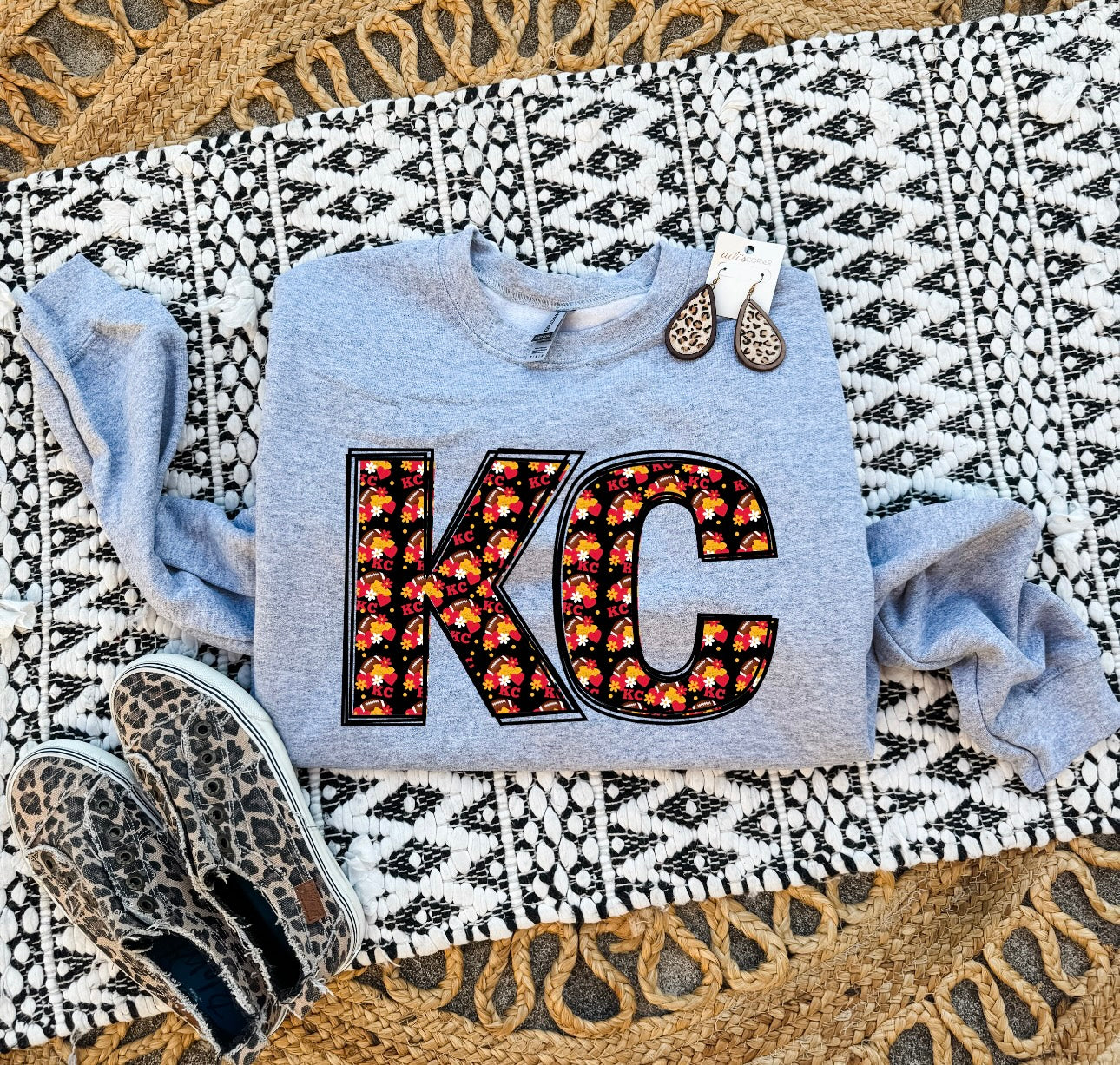 **HALFTIME DEAL** KC Daisey Sports Grey Sweatshirt