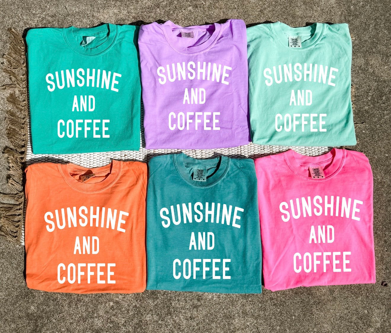 White Sunshine & Coffee Color Options