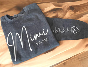 **PREORDER** Custom Name & Sleeve Sweatshirt