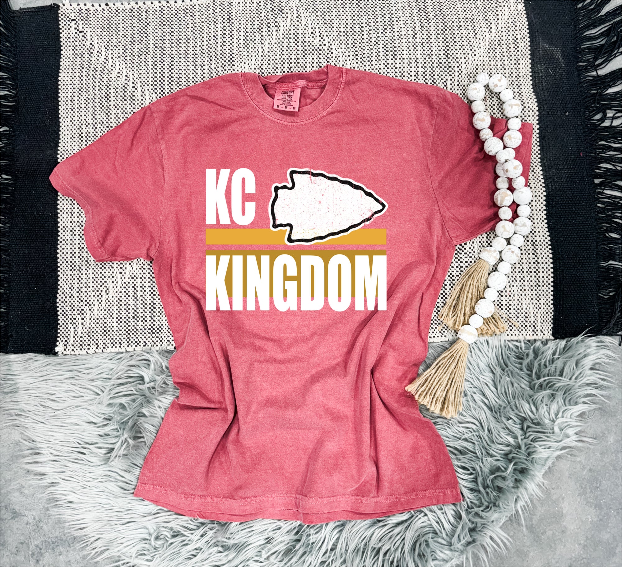 KC Arrowhead Kingdom Crimson Tee