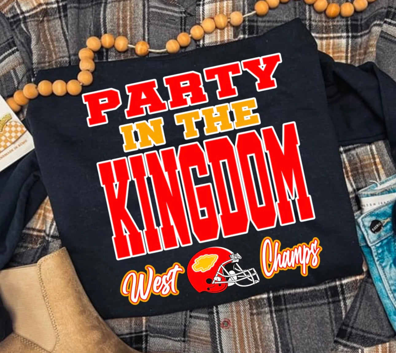 **PREORDER** Party In The Kingdom Black Sweatshirt