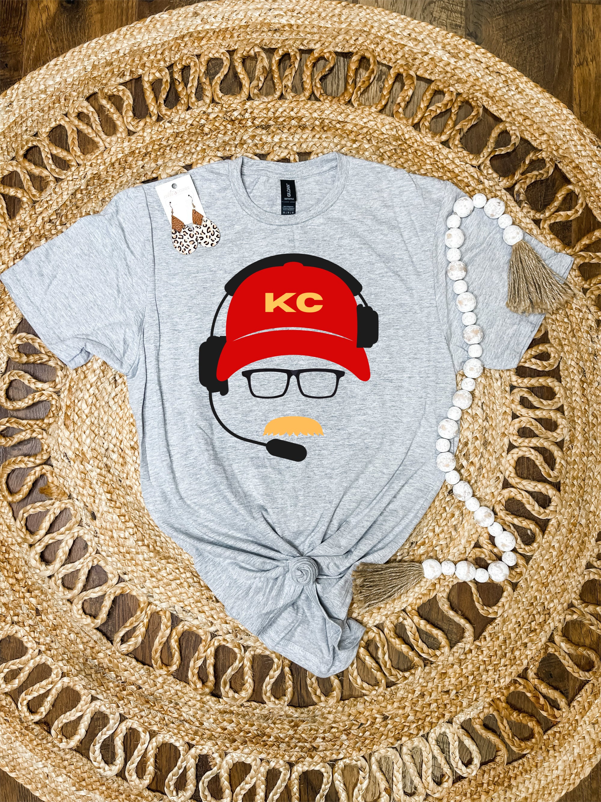 **HALFTIME DEAL** KC Andy Sports Grey Tee