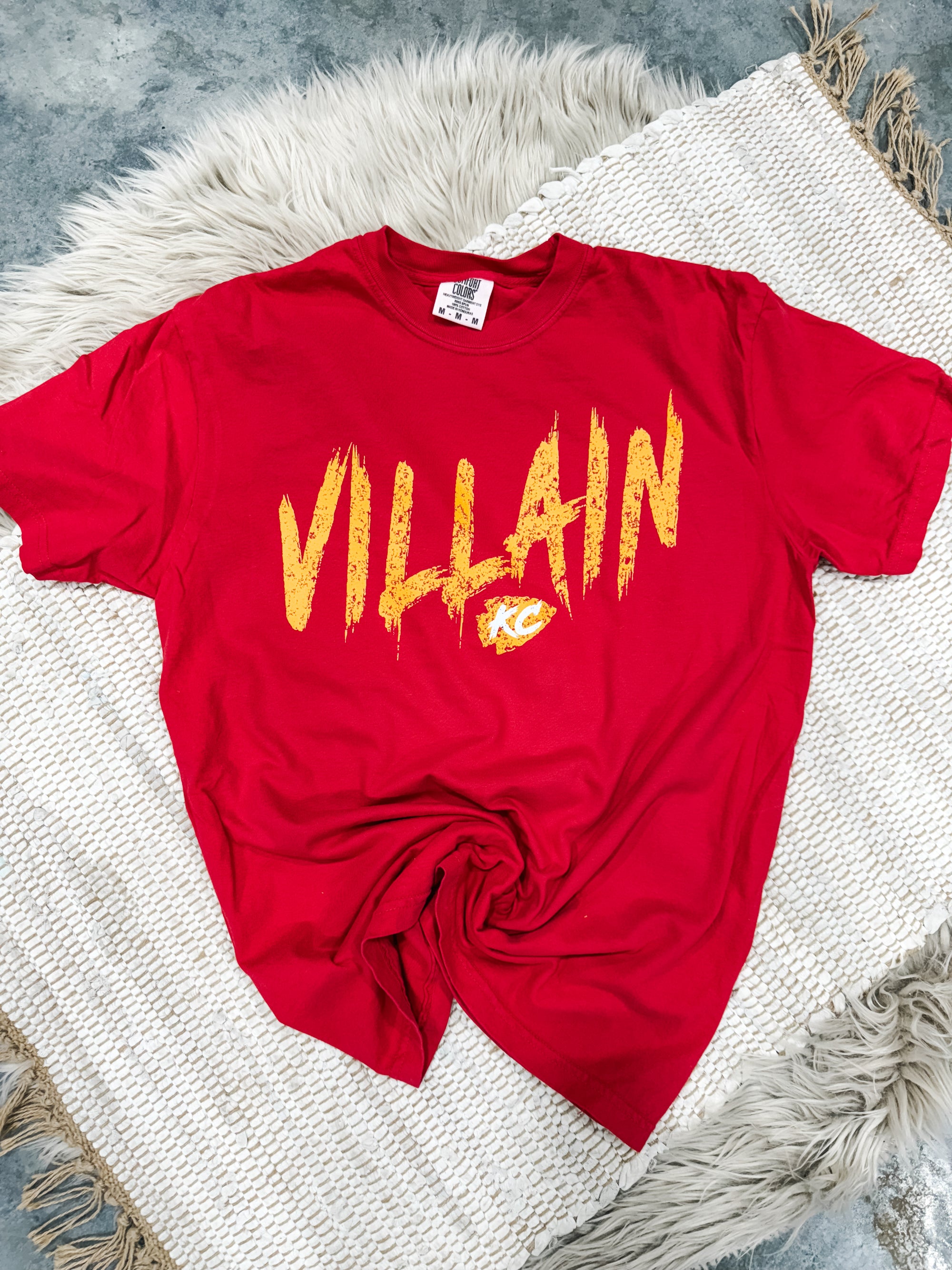 Gold Villain Red Tee