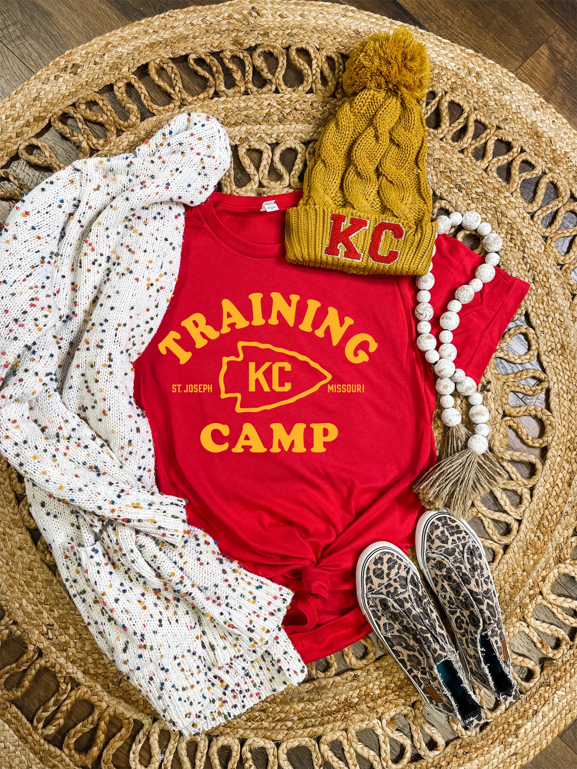 Gold KC Training Camp Red Tee