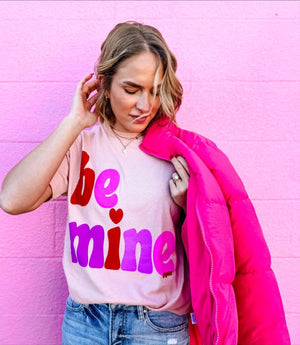 **PREORDER* Be Mine Peach Tee