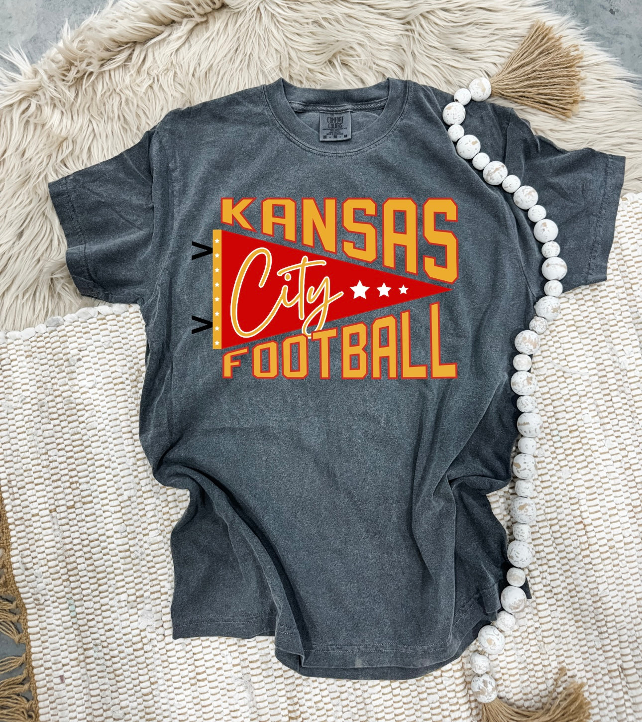 Flag Kansas City Football Pepper Tee