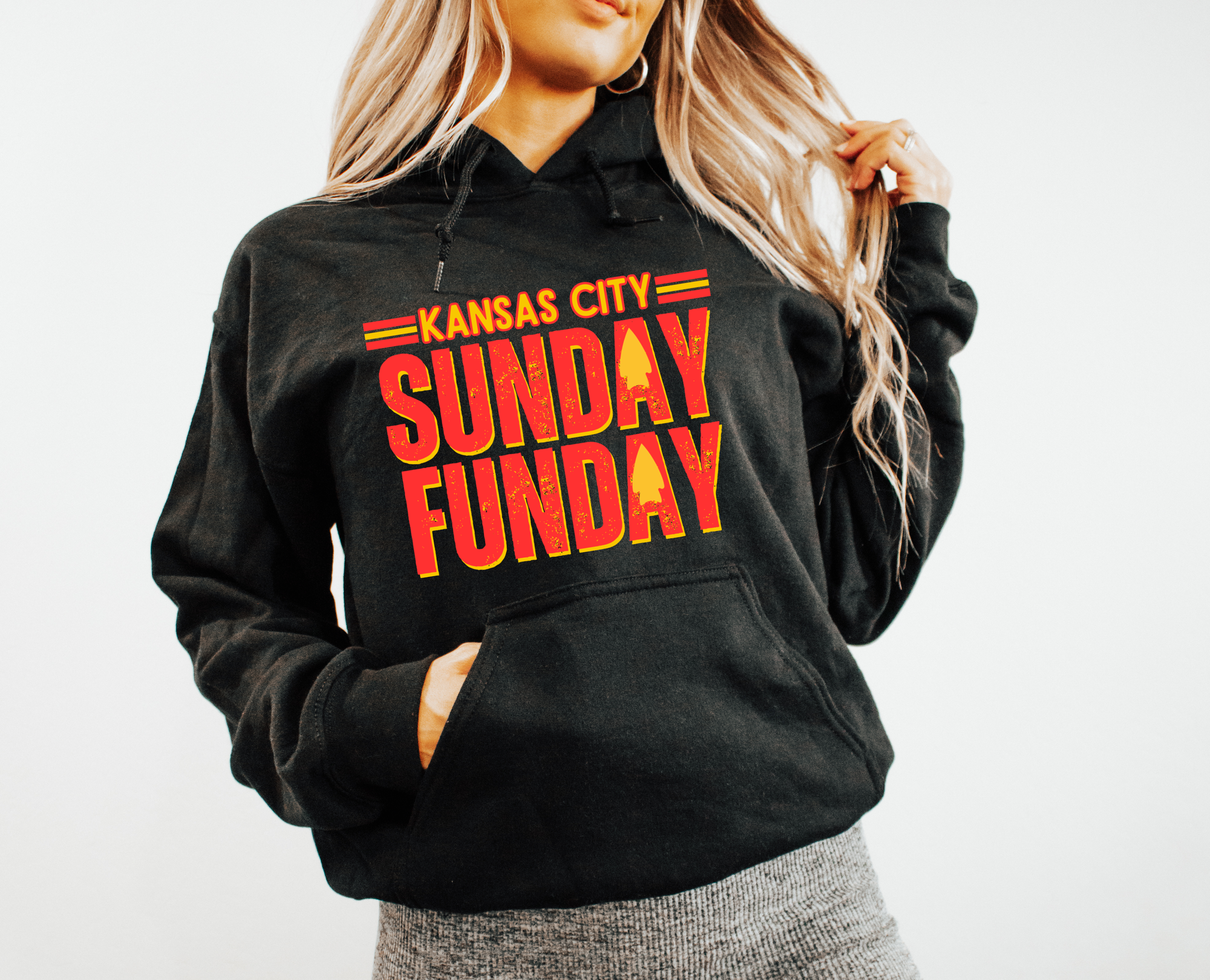 Red & Gold Sunday Funday Black Option