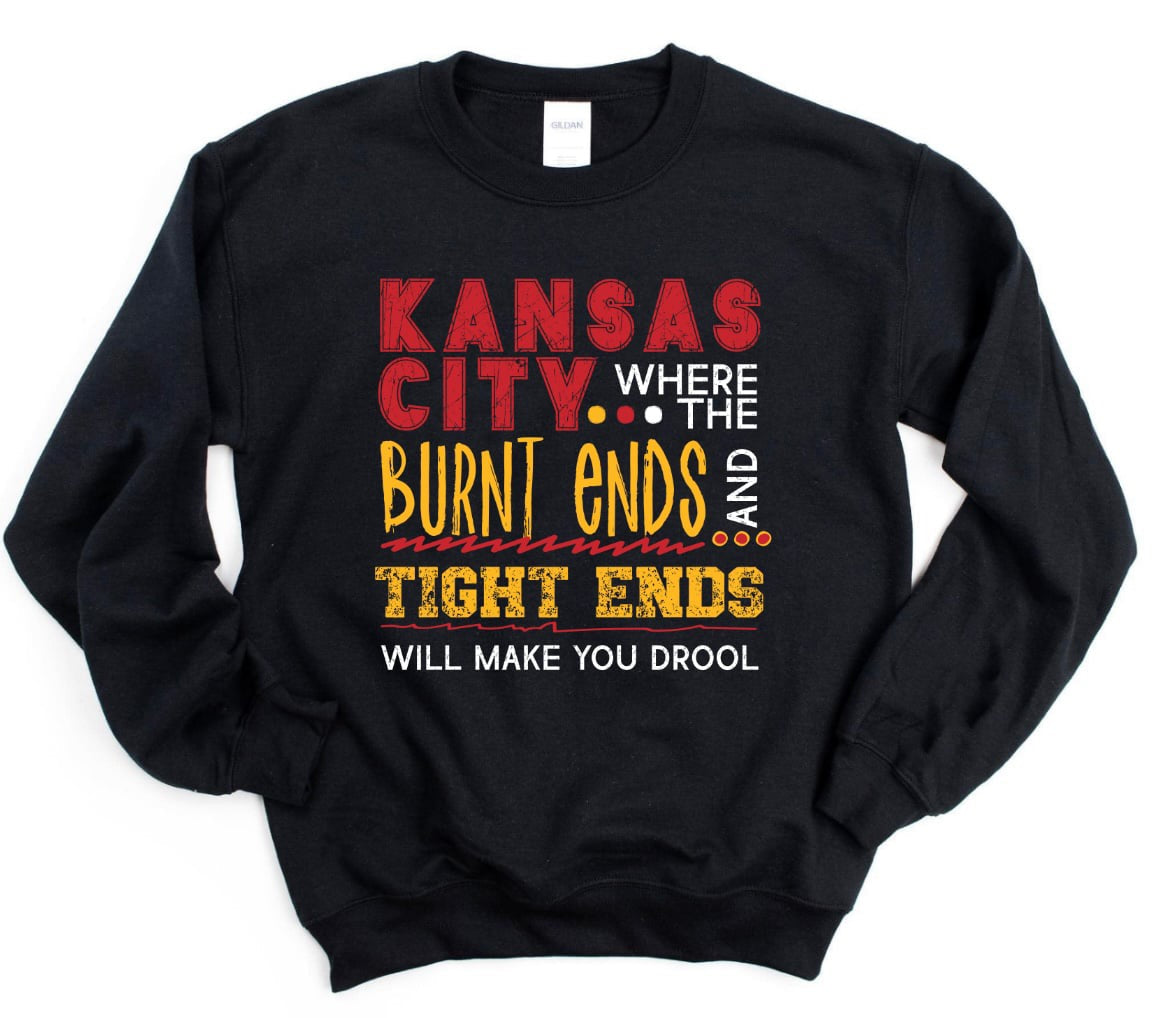 Kansas City Burnt Ends Black Sweatshirt