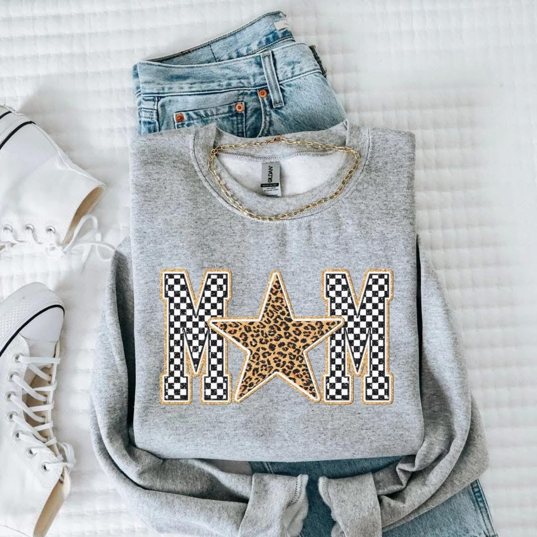 Mom Star Sports Grey Sweatshirt