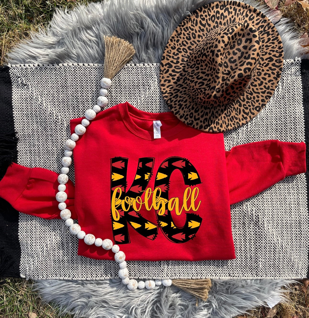 Red & Gold Arrowhead Red Sweatshirt