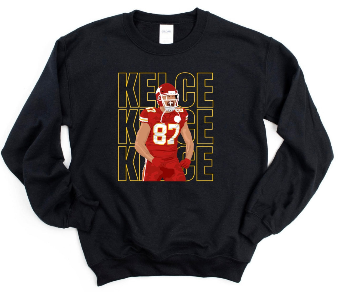 Kelce Repeat Black Sweatshirt