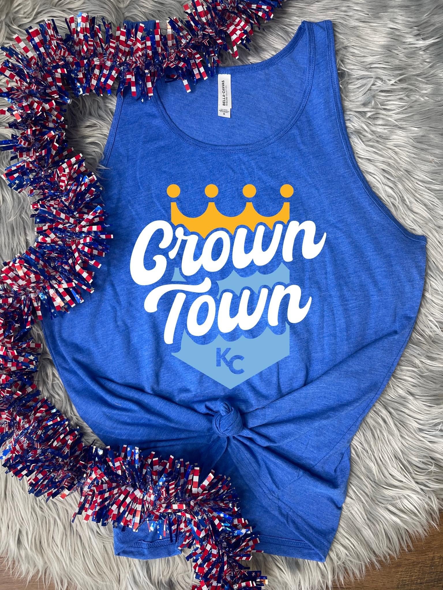 Crown Town KC Heather Royal Tank