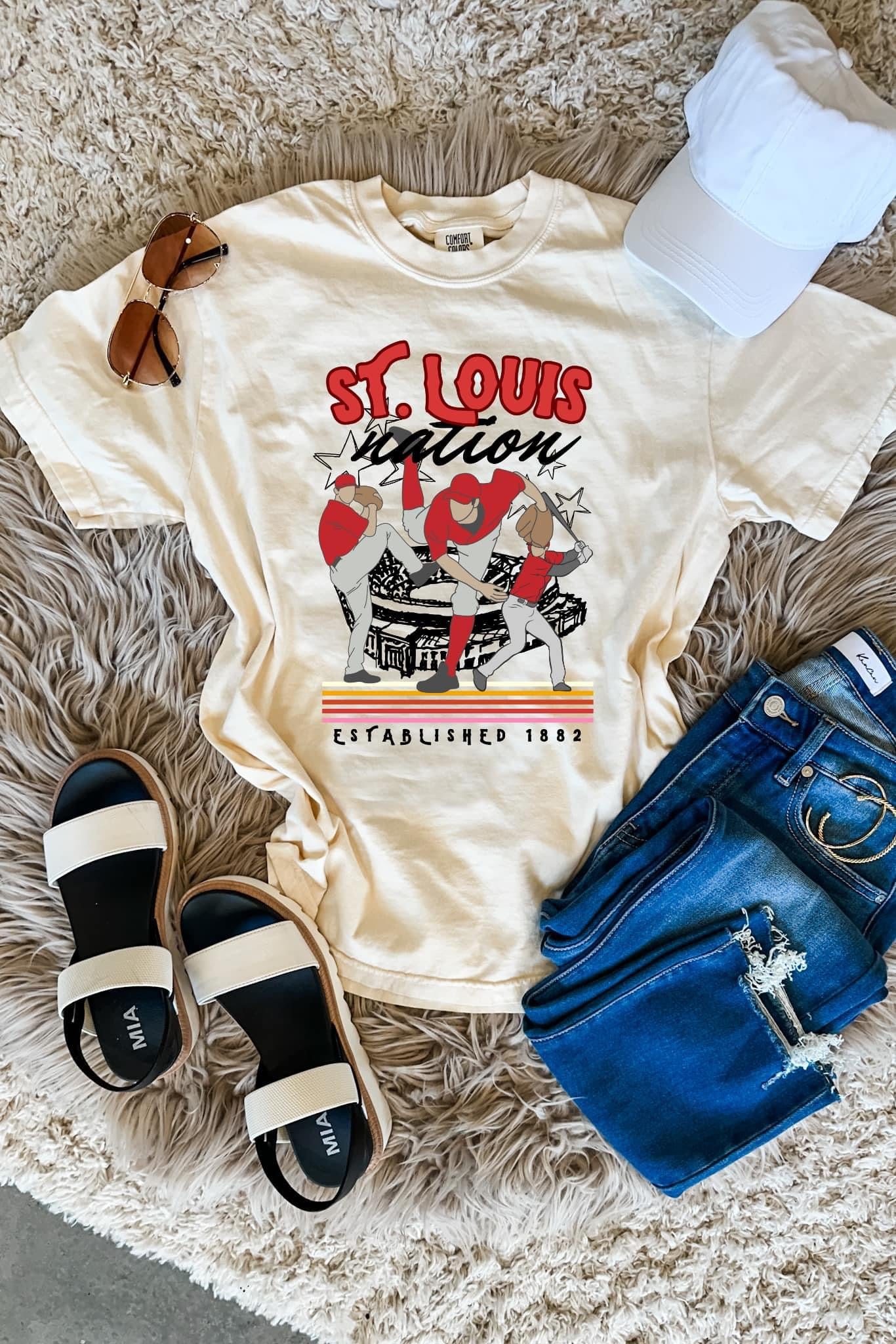 St. Louis Nation Ivory Tee