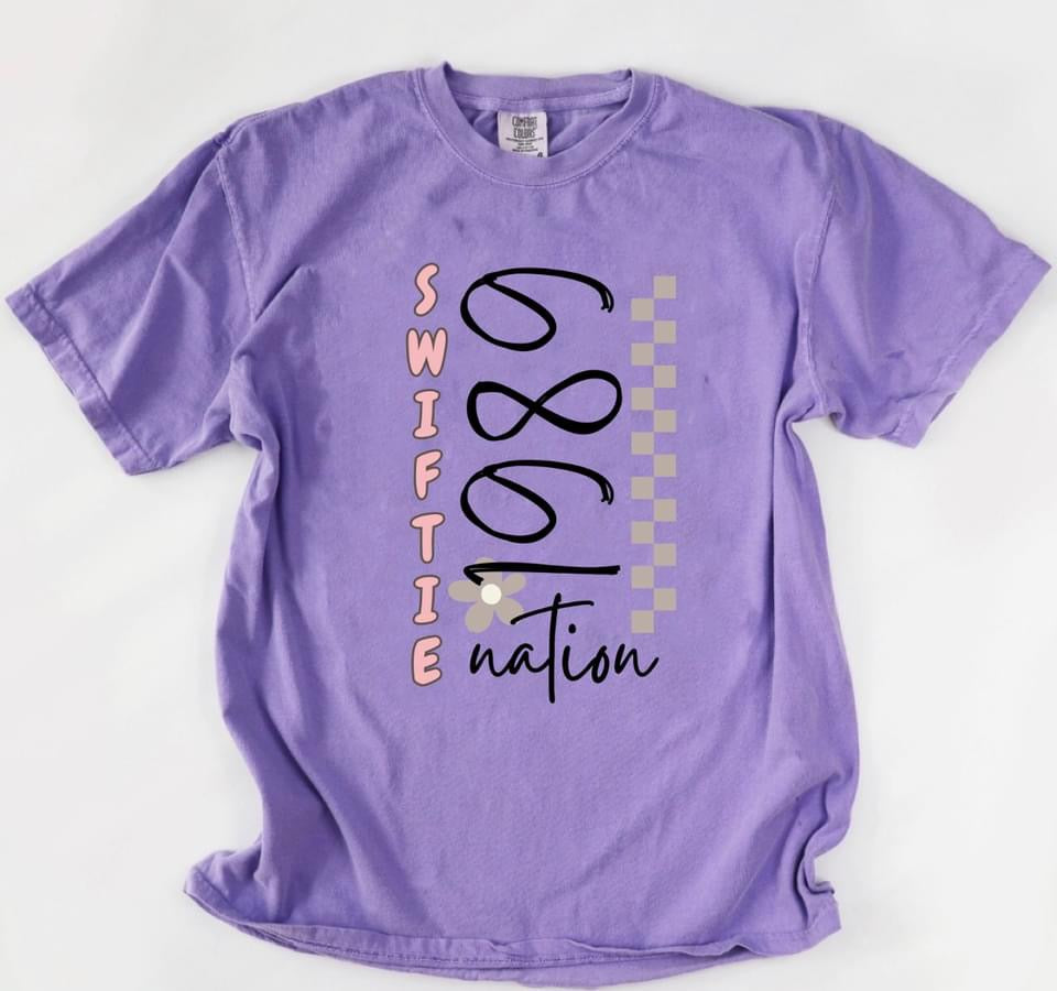 1989 Nation Violet Tee