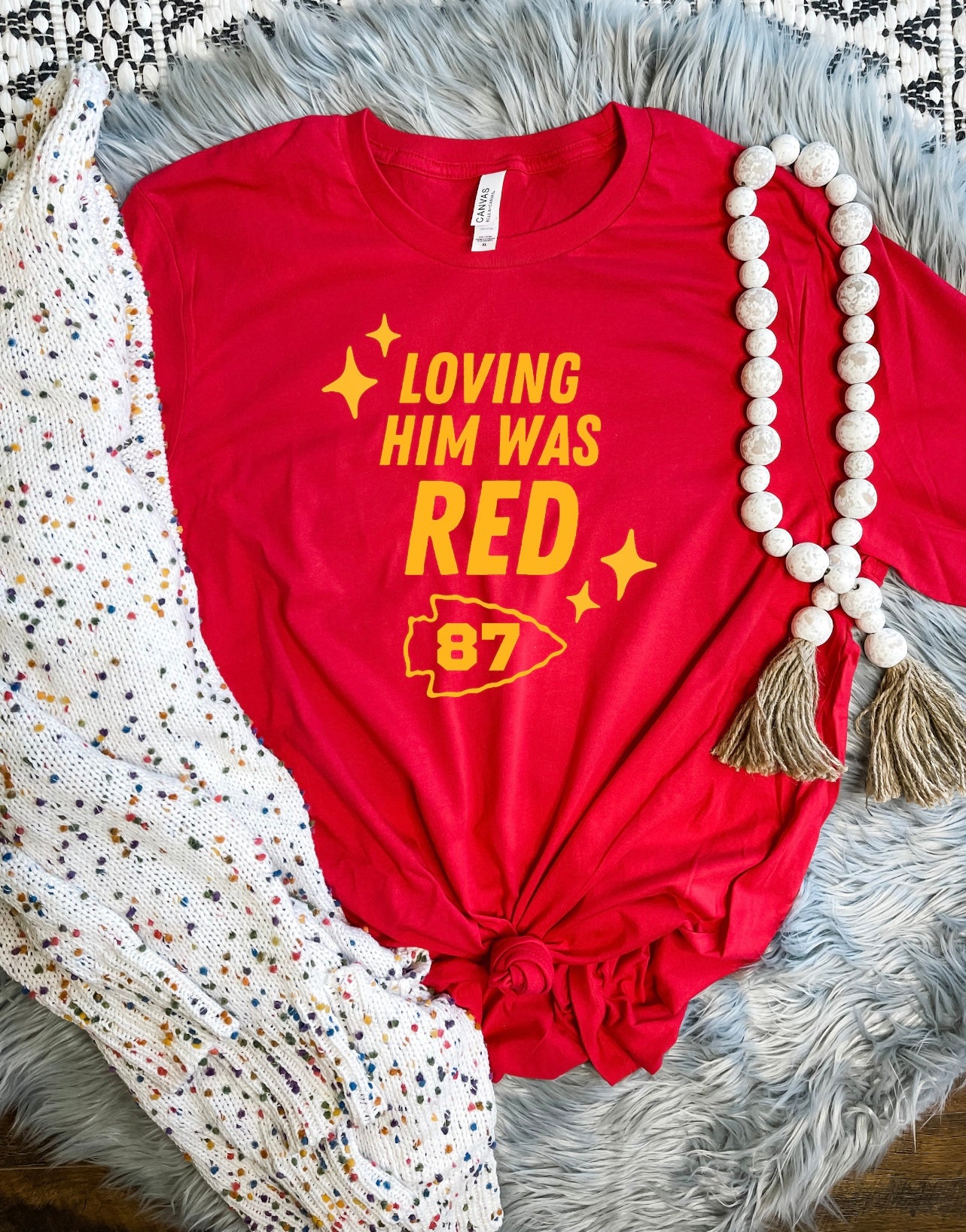 Loving Him Was Red Red Tee