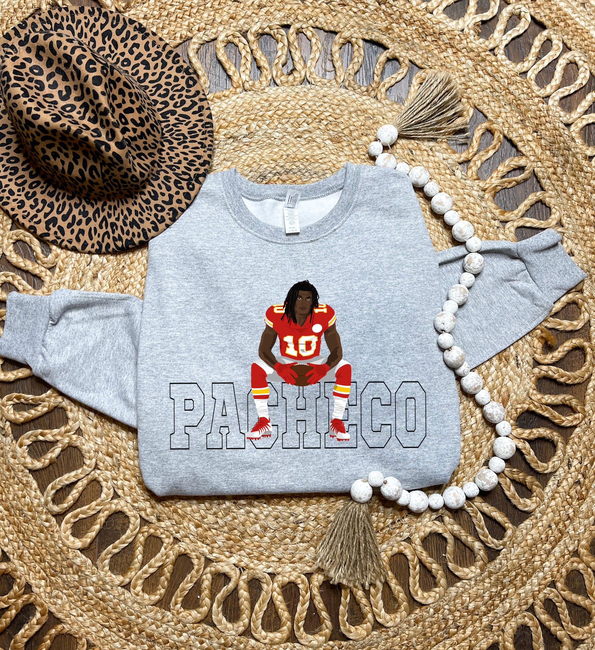 Pacheco 10 Sports Grey Sweatshirt