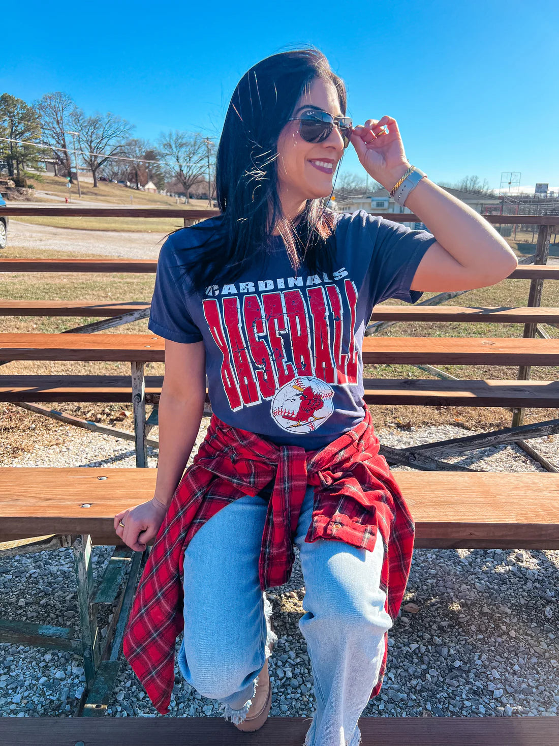 **PREORDER* Cardinals Baseball Navy Tee