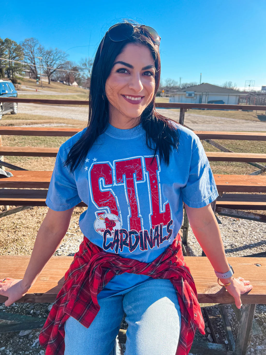 **PREORDER* STL Baseball Washed Denim Tee