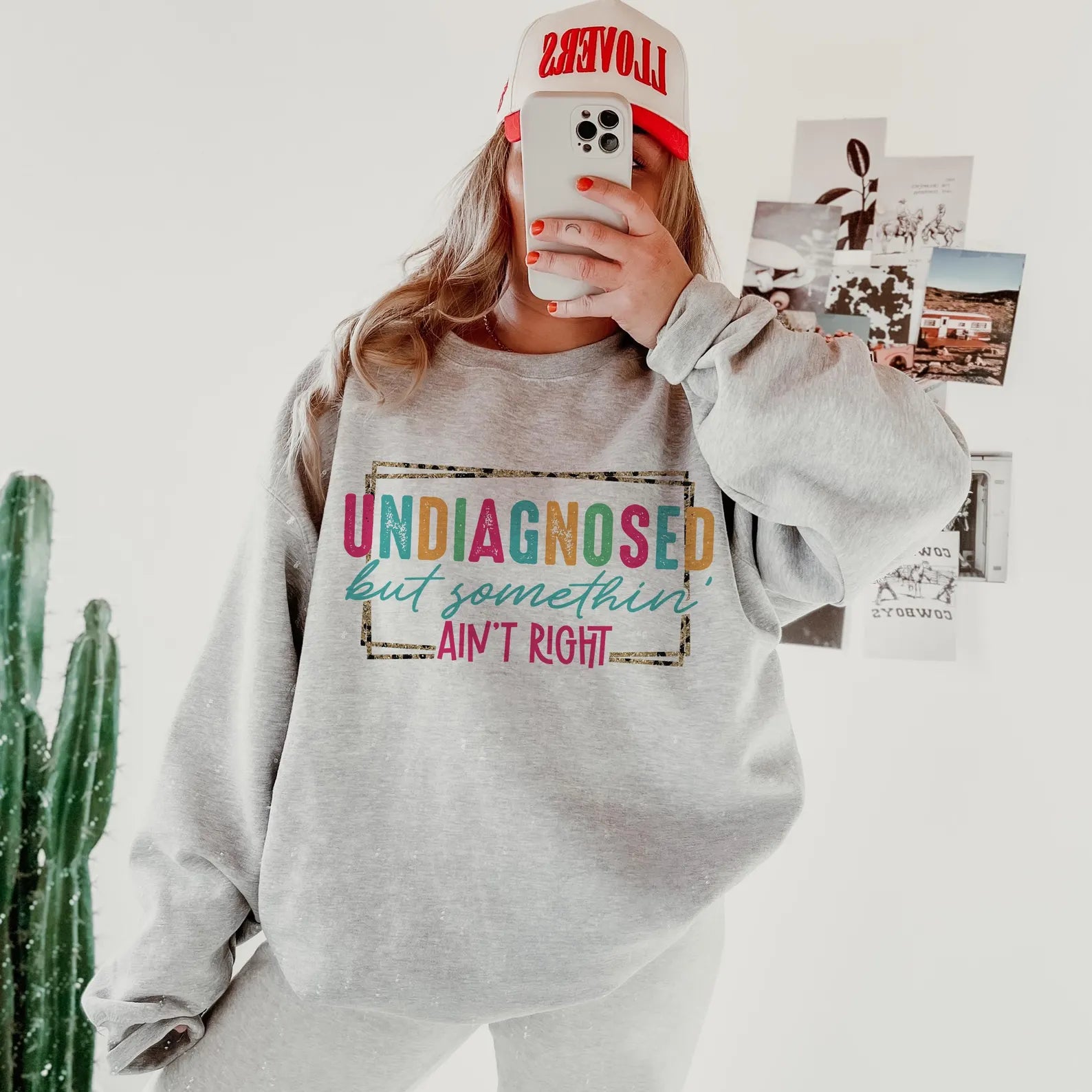 **DEAL OF THE DAY** Undiagnosed But Something Ain't Right Sports Grey Sweatshirt