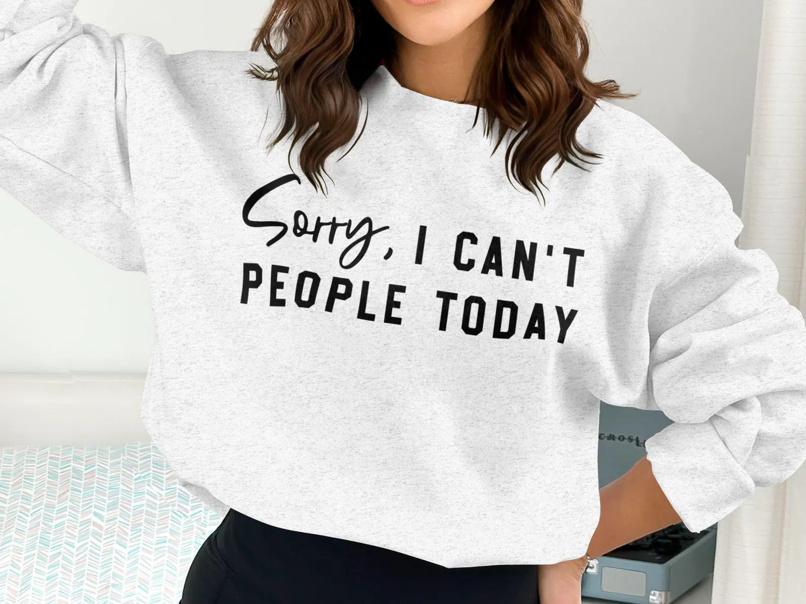 **DEAL OF THE DAY** Sorry I Can't Adult Today Ash Sweatshirt