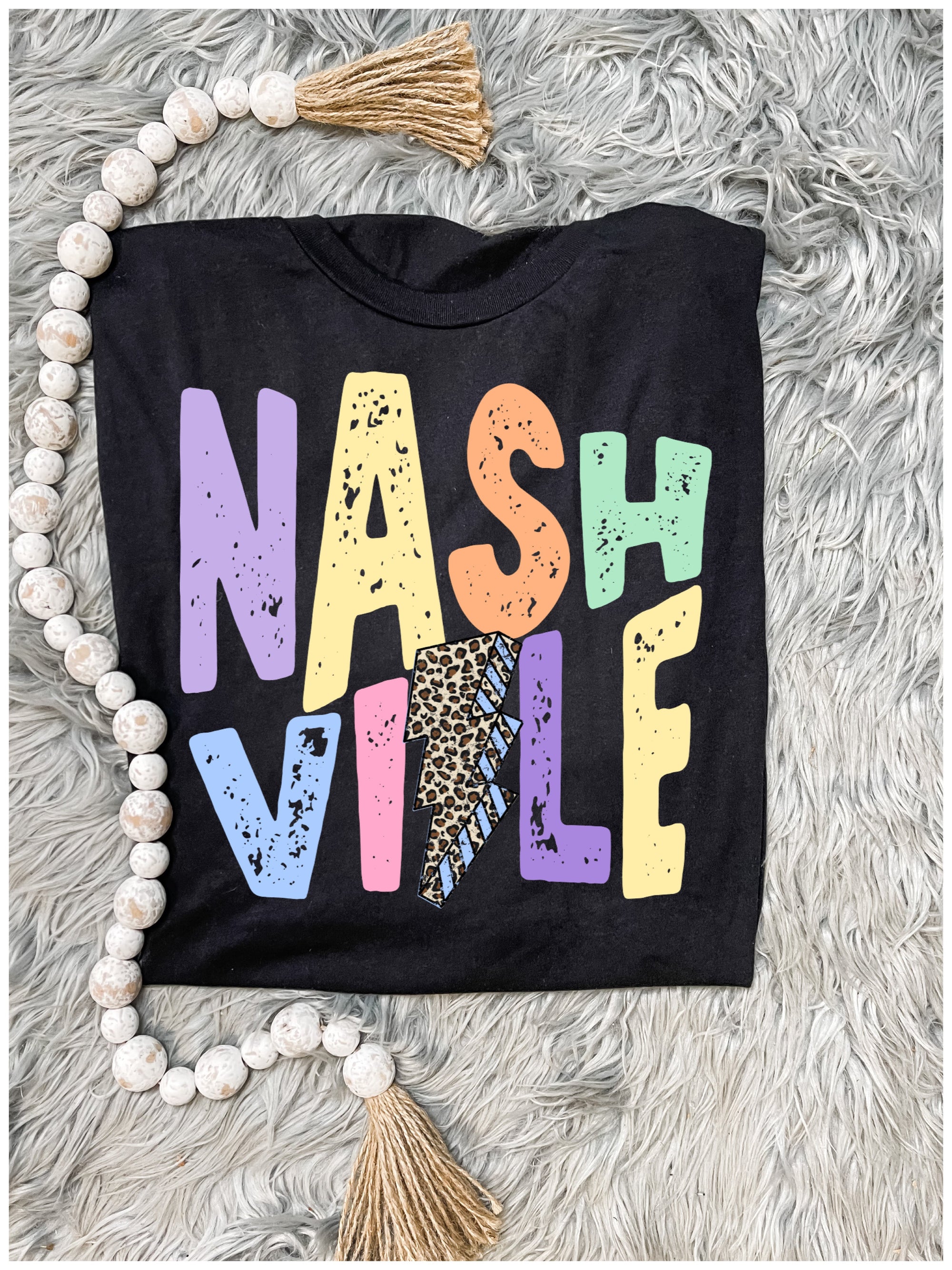 Nashville Black Tee