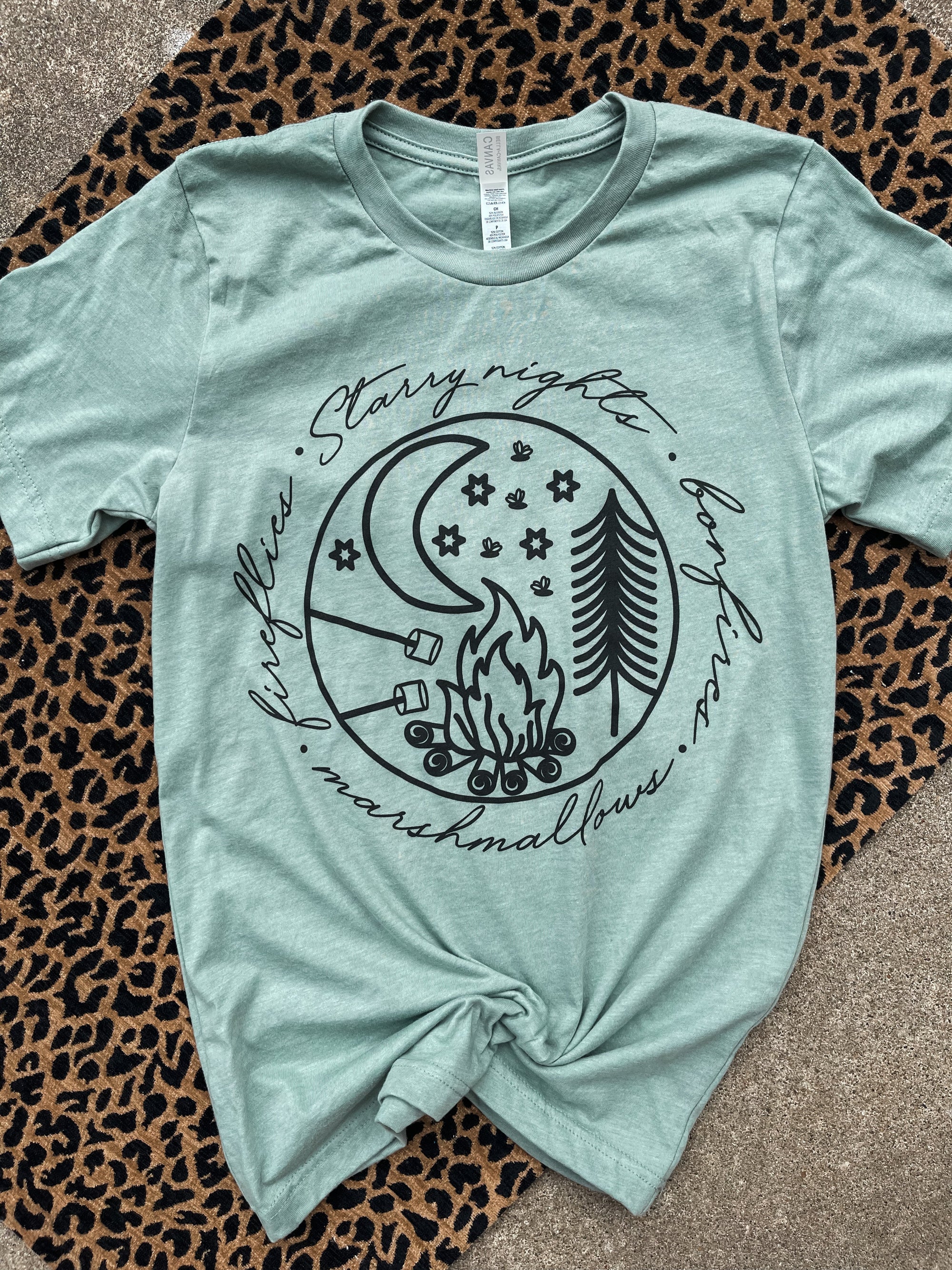 Starry Nights Sage Tee