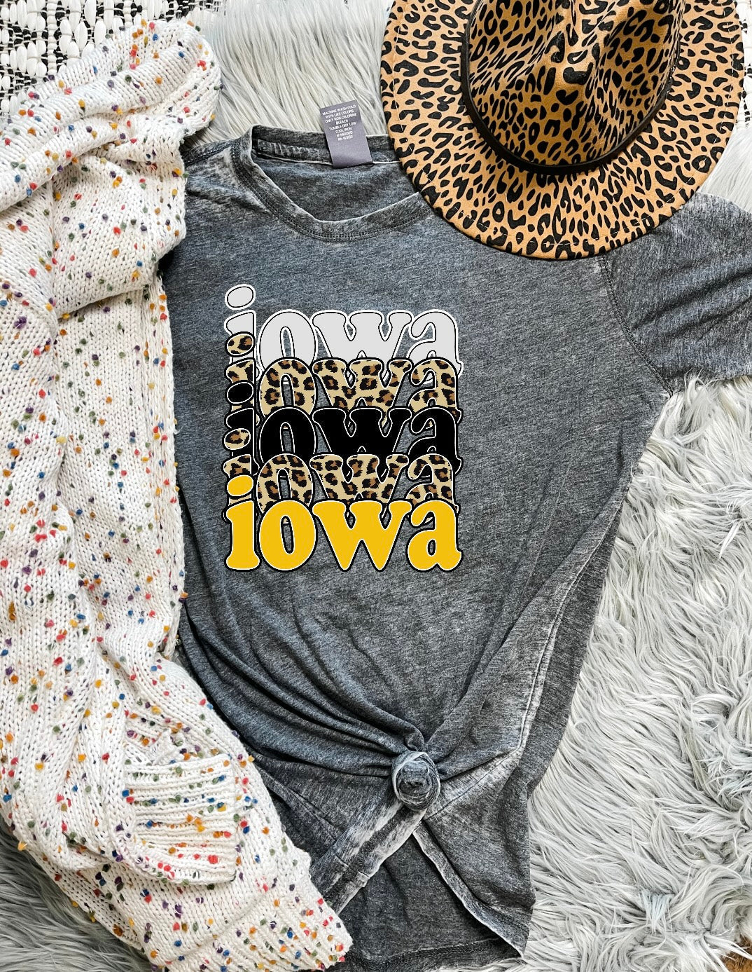 Iowa Repeat Burnout Tee