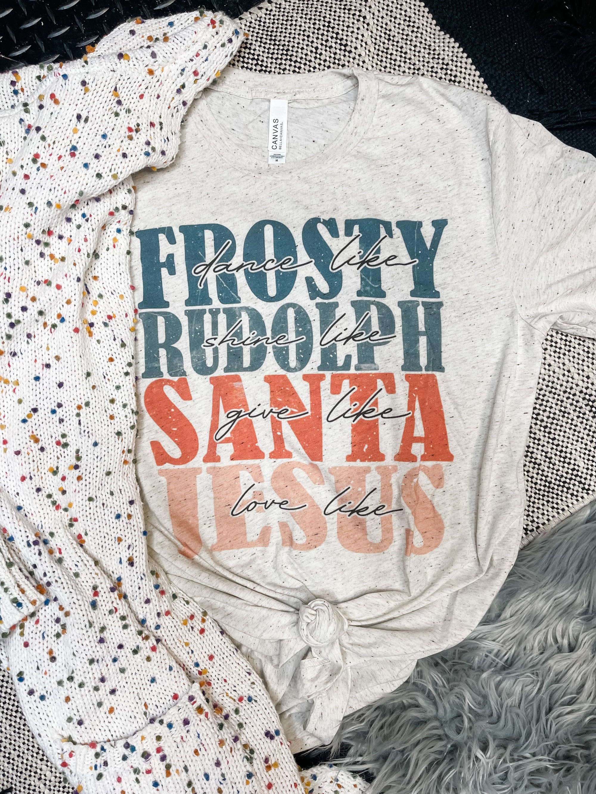 Dance Like Frosty Oatmeal Tee