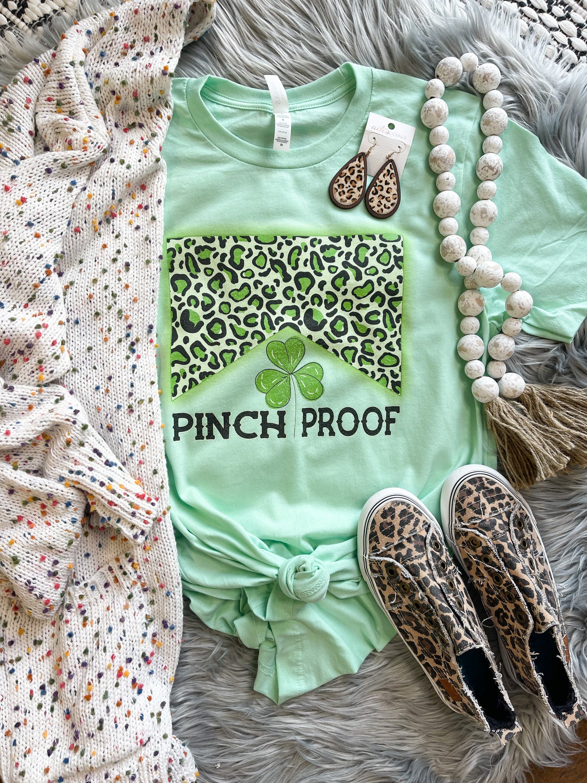 Pinch Proof Mint Tee