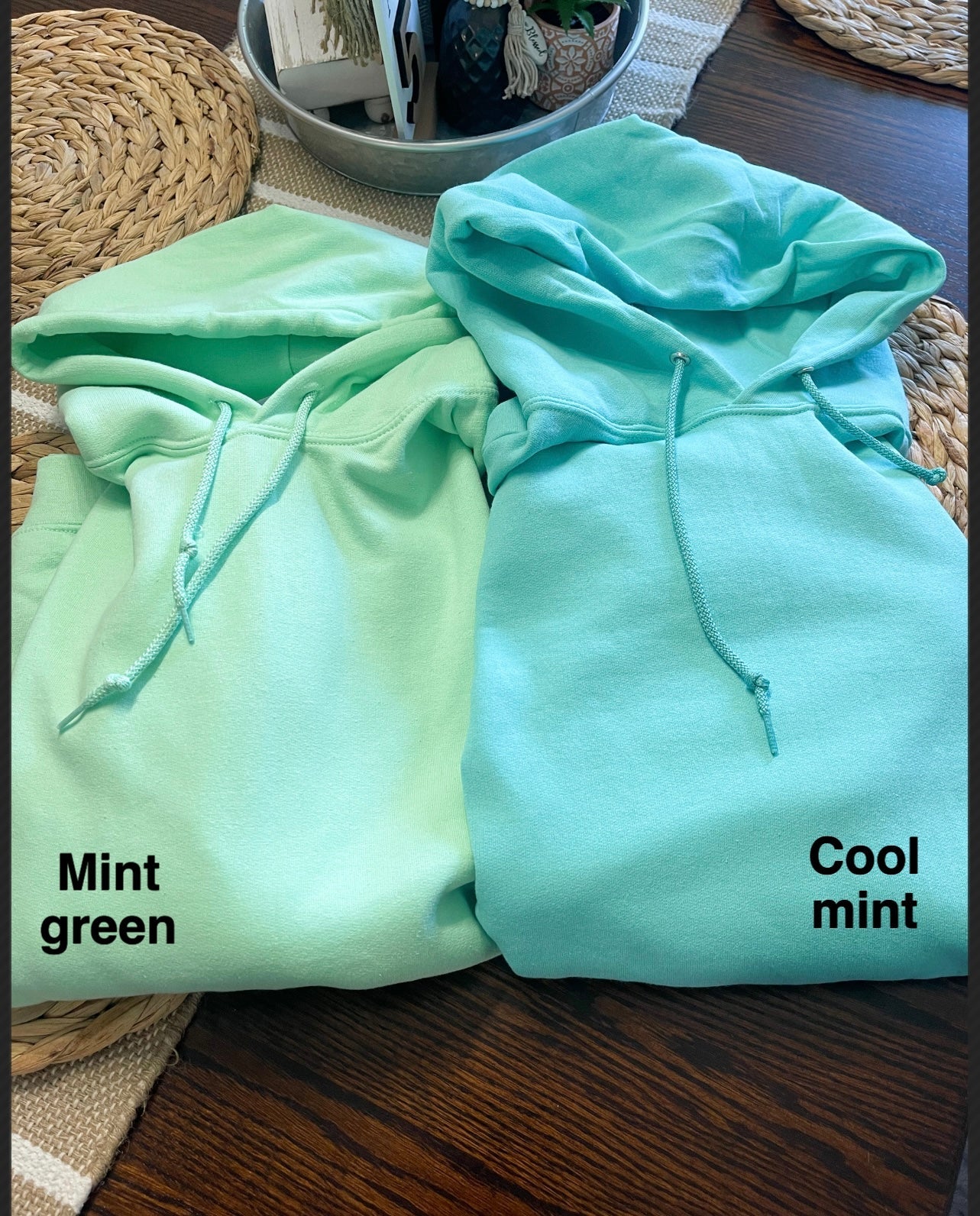 Pretty In Mint Hoodies