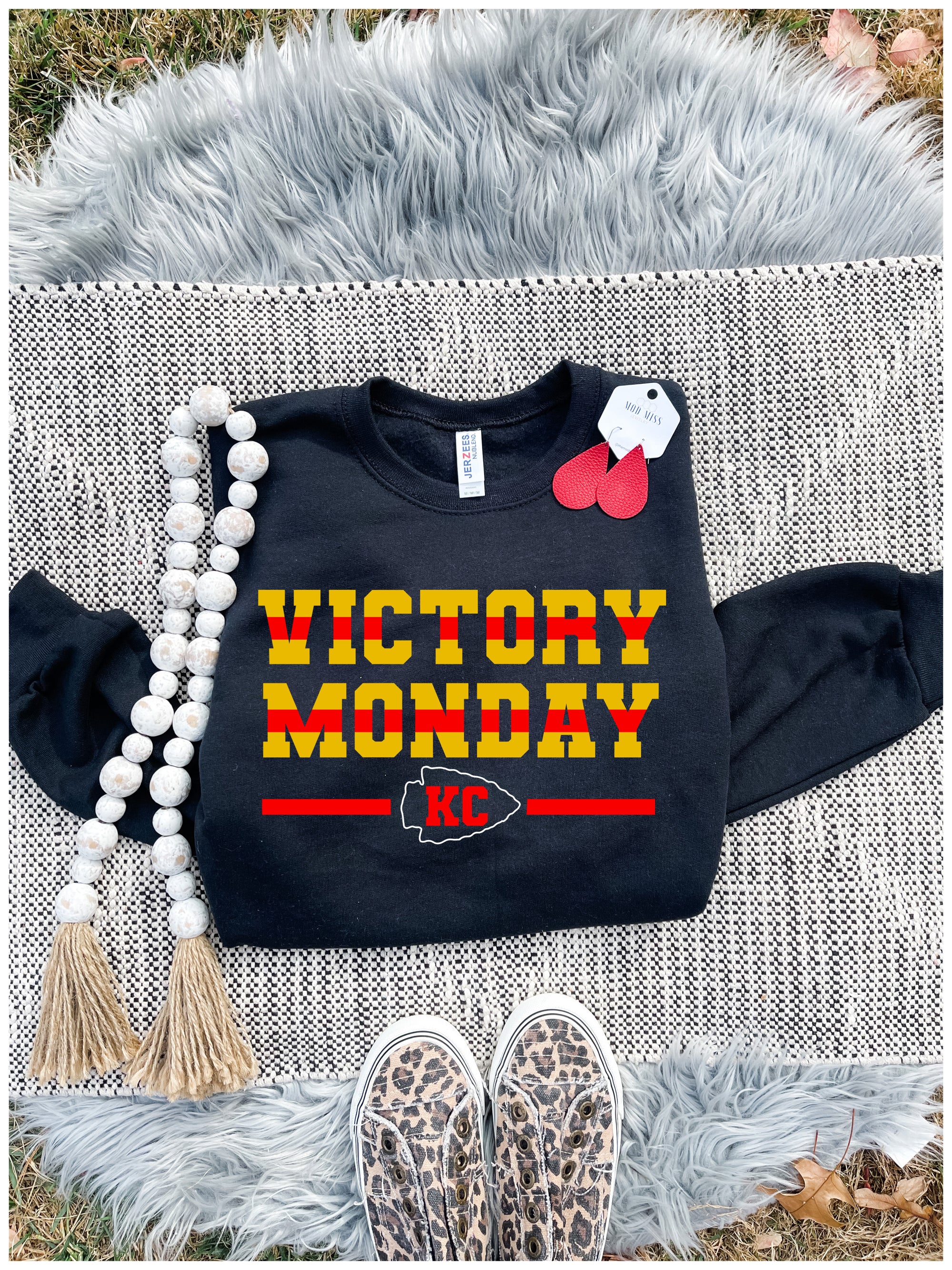 Victory Monday Black Sweatshirt