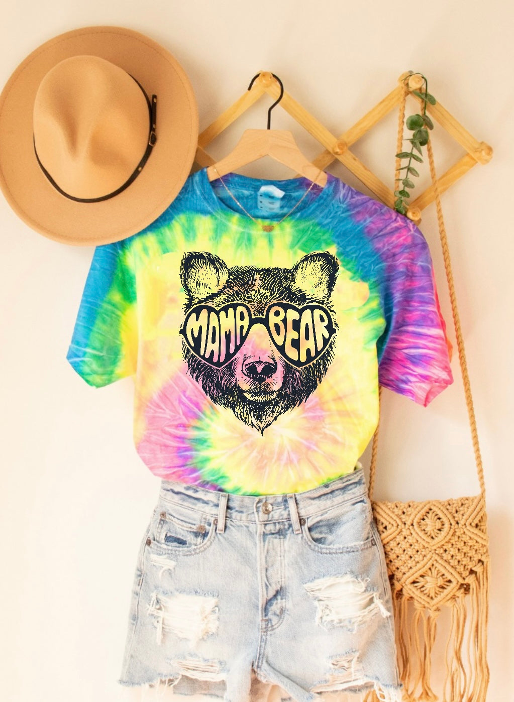 Mama Bear Tie Dye Tee